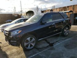 Mercedes-Benz salvage cars for sale: 2016 Mercedes-Benz GLE 350 4matic