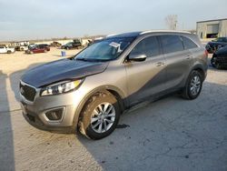 Salvage cars for sale at Kansas City, KS auction: 2017 KIA Sorento LX