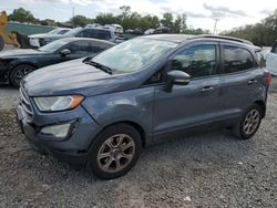 Salvage cars for sale from Copart Riverview, FL: 2018 Ford Ecosport SE