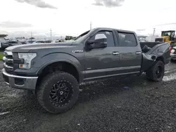 Salvage cars for sale at Eugene, OR auction: 2016 Ford F150 Supercrew