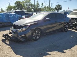 Salvage cars for sale from Copart Riverview, FL: 2021 KIA Forte FE