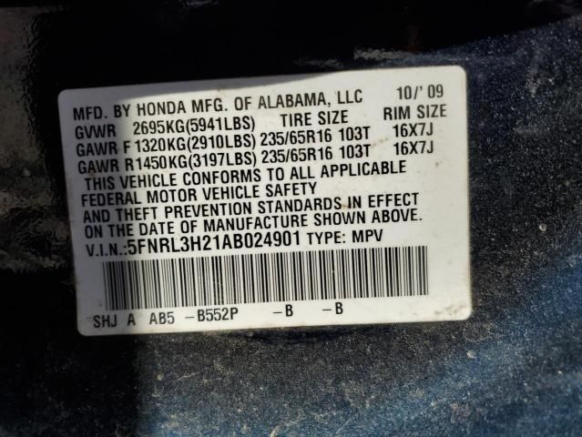 2010 Honda Odyssey LX