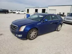 Salvage cars for sale at Kansas City, KS auction: 2012 Cadillac CTS Premium Collection