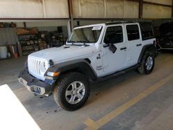 Jeep Wrangler salvage cars for sale: 2019 Jeep Wrangler Unlimited Sport