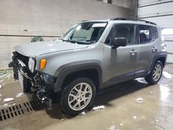 Salvage cars for sale from Copart Blaine, MN: 2022 Jeep Renegade Latitude