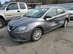 Salvage cars for sale at Assonet, MA auction: 2018 Nissan Sentra S