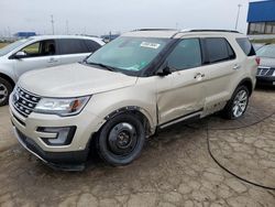 Ford salvage cars for sale: 2017 Ford Explorer Limited