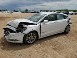 Salvage cars for sale from Copart San Antonio, TX: 2017 Ford Fusion SE Hybrid