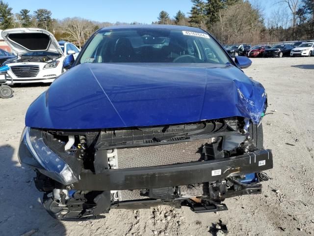 2021 Hyundai Elantra Blue