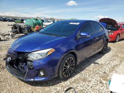 Salvage cars for sale from Copart Magna, UT: 2015 Toyota Corolla L