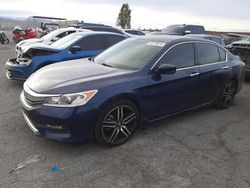 Salvage cars for sale at North Las Vegas, NV auction: 2016 Honda Accord Sport