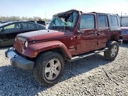 Salvage cars for sale at Cahokia Heights, IL auction: 2008 Jeep Wrangler Unlimited Sahara