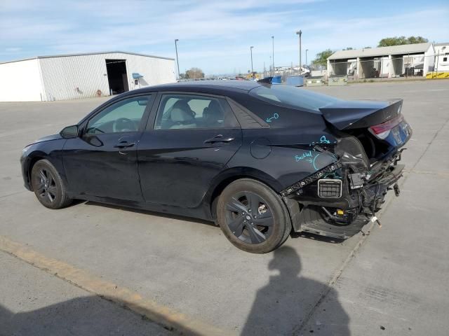 2022 Hyundai Elantra Blue