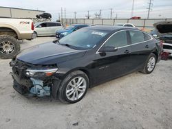 Salvage cars for sale from Copart Haslet, TX: 2018 Chevrolet Malibu LT