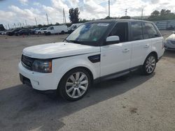 Vehiculos salvage en venta de Copart Miami, FL: 2013 Land Rover Range Rover Sport HSE