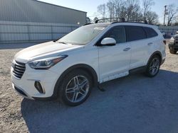 Salvage cars for sale at Gastonia, NC auction: 2017 Hyundai Santa FE SE Ultimate