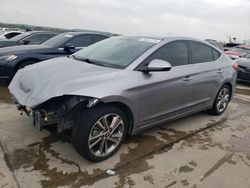 Salvage cars for sale at Grand Prairie, TX auction: 2017 Hyundai Elantra SE