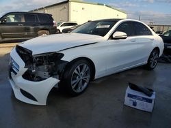 Salvage cars for sale at Haslet, TX auction: 2016 Mercedes-Benz C300