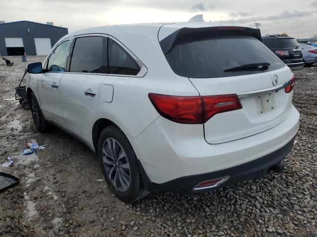 2016 Acura MDX Technology