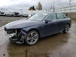 Salvage cars for sale at Portland, OR auction: 2017 Audi A4 Premium Plus