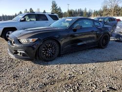 Salvage cars for sale at Graham, WA auction: 2015 Ford Mustang GT