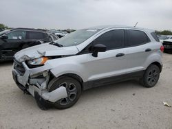 Salvage cars for sale from Copart San Antonio, TX: 2021 Ford Ecosport S