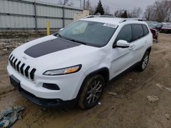 Salvage cars for sale at Lansing, MI auction: 2015 Jeep Cherokee Latitude