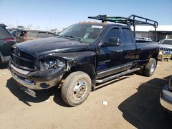 Salvage trucks for sale at Brighton, CO auction: 2006 Dodge RAM 3500 ST