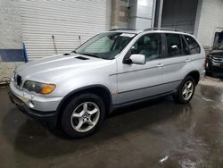 Salvage cars for sale from Copart Ham Lake, MN: 2002 BMW X5 3.0I