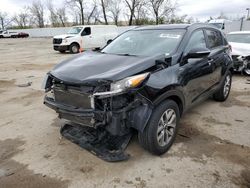 Salvage cars for sale at Bridgeton, MO auction: 2015 KIA Sportage LX