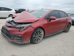 Salvage cars for sale at San Antonio, TX auction: 2021 Toyota Corolla SE