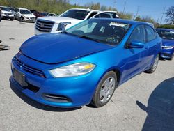 Salvage cars for sale at Bridgeton, MO auction: 2015 Dodge Dart SE