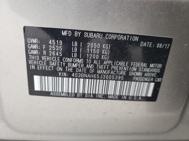 2018 Subaru Legacy 2.5I Premium