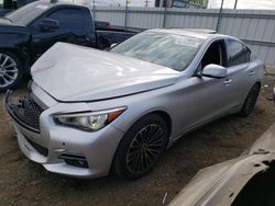 Salvage cars for sale from Copart Chicago Heights, IL: 2014 Infiniti Q50 Base