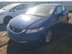 Honda Civic salvage cars for sale: 2015 Honda Civic LX