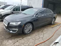 Salvage cars for sale at Chicago Heights, IL auction: 2017 Lincoln MKZ Hybrid Select