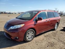 Vehiculos salvage en venta de Copart Phoenix, AZ: 2017 Toyota Sienna XLE