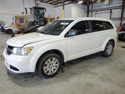 Dodge Journey SE salvage cars for sale: 2013 Dodge Journey SE