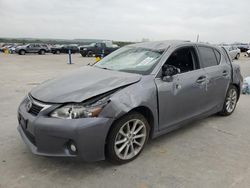Salvage cars for sale at Grand Prairie, TX auction: 2013 Lexus CT 200