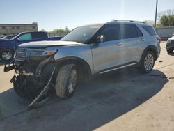 Salvage cars for sale from Copart Wilmer, TX: 2022 Ford Explorer Limited