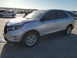 Salvage cars for sale from Copart Grand Prairie, TX: 2018 Chevrolet Equinox LS