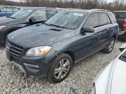 Salvage cars for sale at Barberton, OH auction: 2013 Mercedes-Benz ML 350 Bluetec