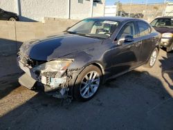 Salvage cars for sale at Albuquerque, NM auction: 2012 Lexus IS 250