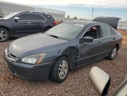 Salvage cars for sale at Phoenix, AZ auction: 2005 Honda Accord EX