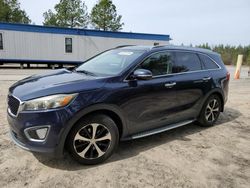 Salvage cars for sale from Copart Gaston, SC: 2016 KIA Sorento EX