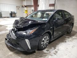 Salvage cars for sale at Leroy, NY auction: 2022 Toyota Prius LE