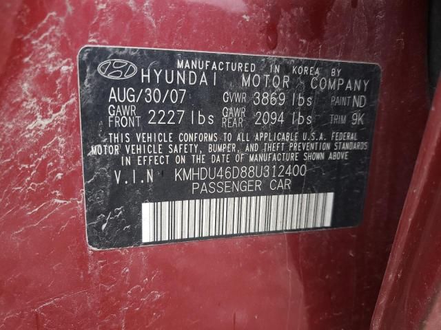 2008 Hyundai Elantra GLS