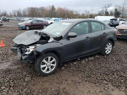 Salvage cars for sale at Chalfont, PA auction: 2010 Mazda 3 I