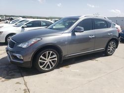 Salvage cars for sale at Grand Prairie, TX auction: 2016 Infiniti QX50