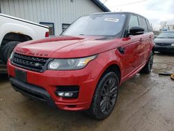 Salvage cars for sale from Copart Pekin, IL: 2016 Land Rover Range Rover Sport HST